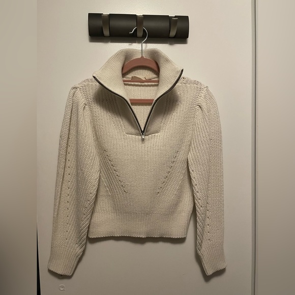 RETROD Cream Knit Sweater - Picture 1 of 4